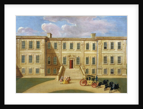 Calke Hall, Derbyshire, the Seat of Sir Henry Harpur, Baronet, c.1734 by English School