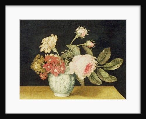 Flowers in a Delft Jar by Alexander Marshal