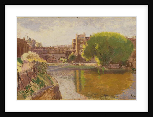 Pulteney Bridge, Bath, c.1916-17 by Walter Richard Sickert