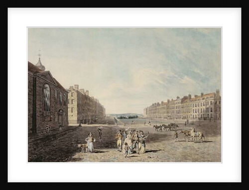 Queen Square, London, 1786 by Edward Dayes