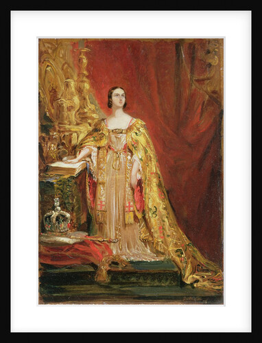 Queen Victoria Taking the Coronation Oath, 28th June 1838 by George Hayter