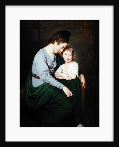 Ann Wilson with her Daughter, Sybill, c.1776-77 by George Romney