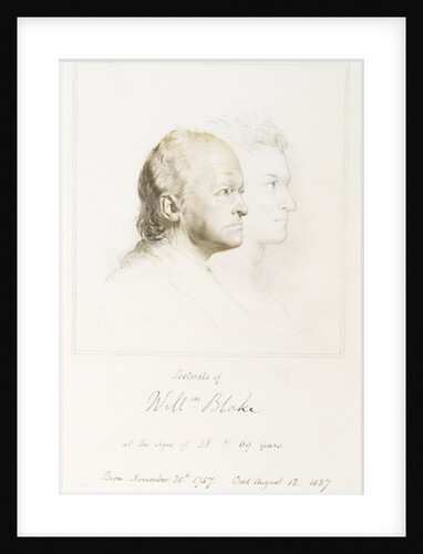 William Blake in Youth and Age by George Richmond