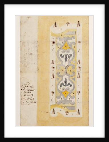 Design for a Knot Garden, Bush Hill, near Edmonton, London, 1713 by English School