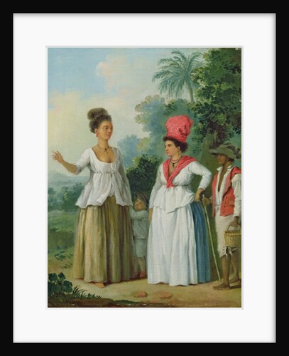 West Indian Women of Colour, with a Child and Black Servant, c.1780 by Agostino Brunias