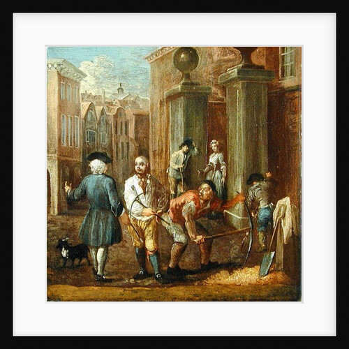 Sign for a Paviour, c.1725 by William Hogarth