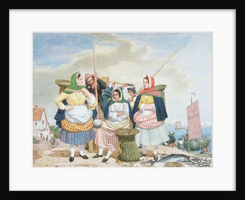 Fish Market by the Sea, c.1860 by Richard Dadd