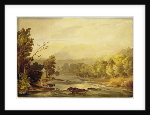 A View on the Brathay near Ambleside by Anthony Vandyke Copley Fielding