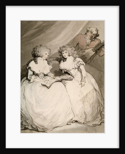 The Duchess of Devonshire and her Sister, the Countess of Bessborough by Thomas Rowlandson