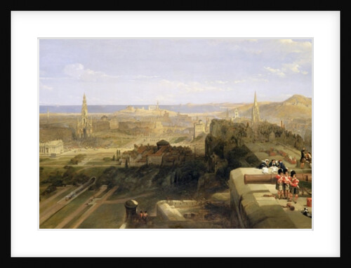Edinburgh from the Castle, 1847 by David Roberts