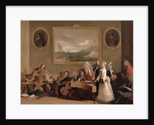 Rehearsal of an Opera, c.1709 by Marco Ricci