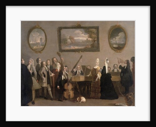 Rehearsal of an Opera, c.1709 by Marco Ricci