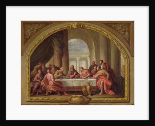 Sketch for 'The Last Supper', St. Mary's, Weymouth, formerly attributed to Antonio Verrio c.1719-20 by James Thornhill
