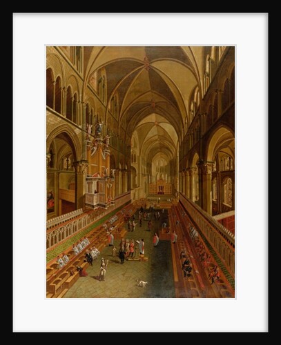 Interior of Canterbury Cathedral, c.1675-1700 by English School