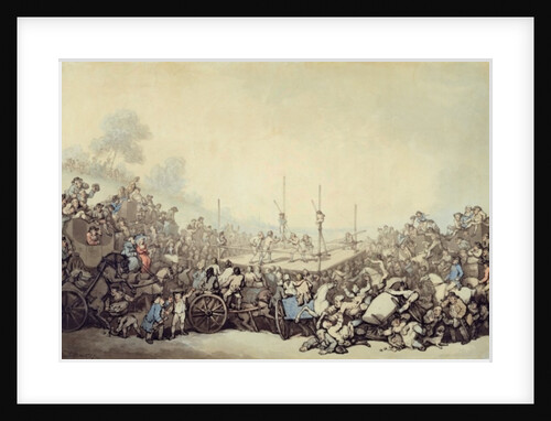 The Prize Fight, 1787 by Thomas Rowlandson