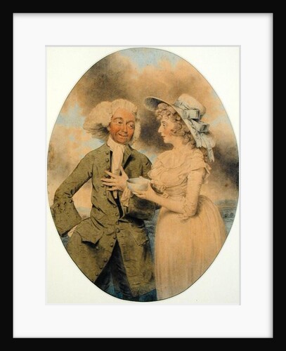John Edwin and Mrs. Wells as Lingo and Cowslip in the 'Agreeable Surprise', 1787 by John Downman