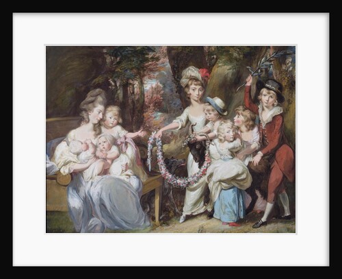 Mrs Justinian Casamajor and Eight of her Children, 1779 by Daniel Gardner