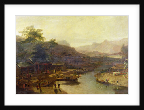 A View in China: Cultivating the Tea Plant, c.1810 by William Daniell