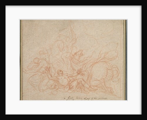 Sketch for the Conversion of St. Paul for the dome of St. Paul's Cathedral by James Thornhill