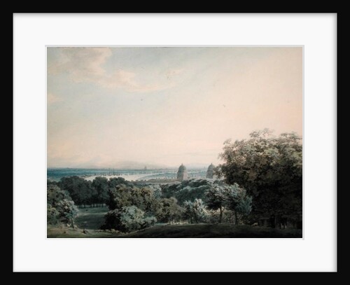 London from Greenwich Hill, c.1791 by John Robert Cozens