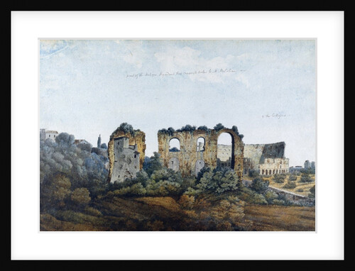 The Claudean Aqueduct and Colosseum, 1778 by Thomas Jones