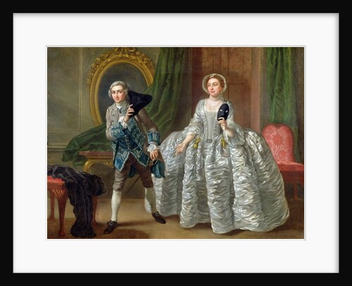 David Garrick and Mrs Pritchard in 'The Suspicious Husband' by Benjamin Hoadley 1747 by Francis Hayman