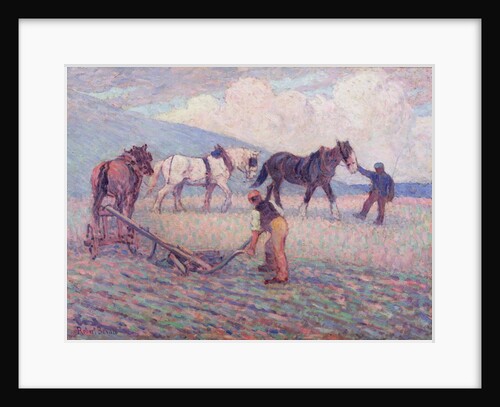 The Turn-Rice Plough, c.1909 by Robert Polhill Bevan