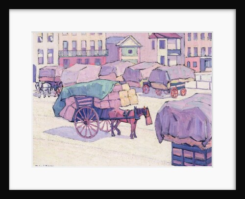 Hay Carts, Cumberland Market by Robert Polhill Bevan