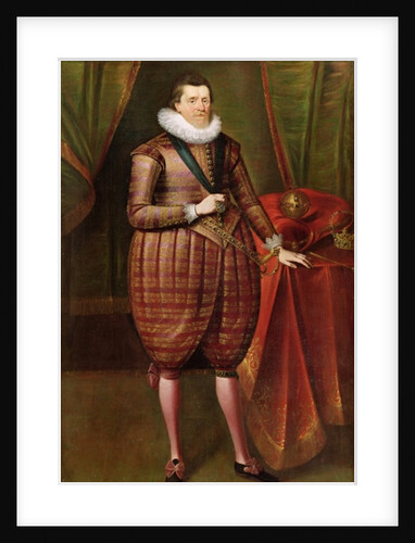 James VI of Scotland and I of England, c.1618 by Paul van Somer