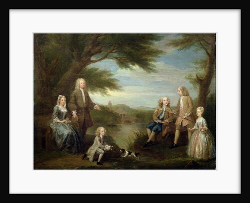 John and Elizabeth Jeffreys and their Children, 1730 by William Hogarth