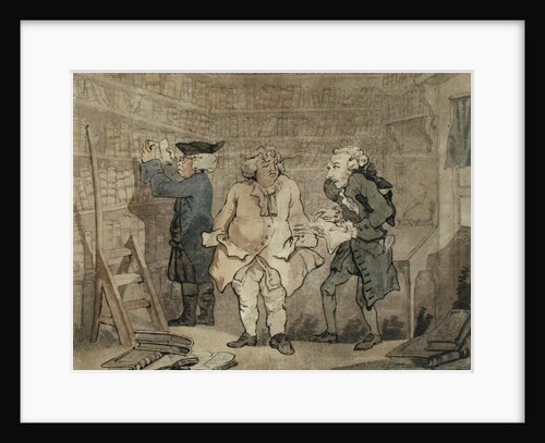 The Author and his Publisher, 1784 by Thomas Rowlandson
