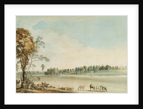 North West View of Wakefield Lodge in Whittlebury Forest, Northamptonshire, 1767 by Paul Sandby