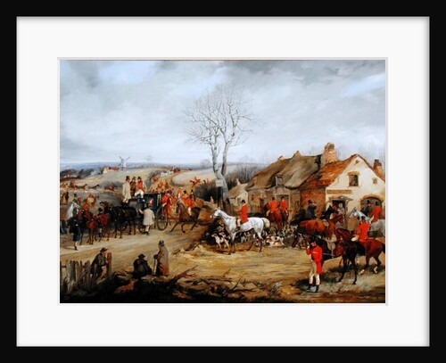 Hunting Scene, The Meet by Henry Thomas Alken