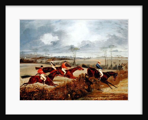 A Steeplechase, Near the Finish by Henry Thomas Alken