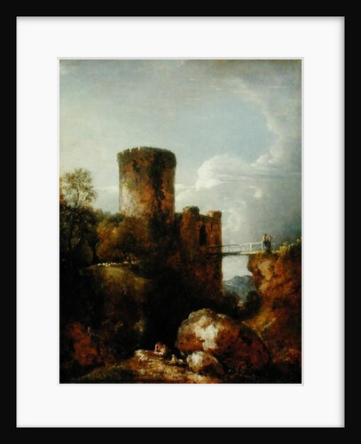 Conway Castle, 1809 by George Howland Beaumont