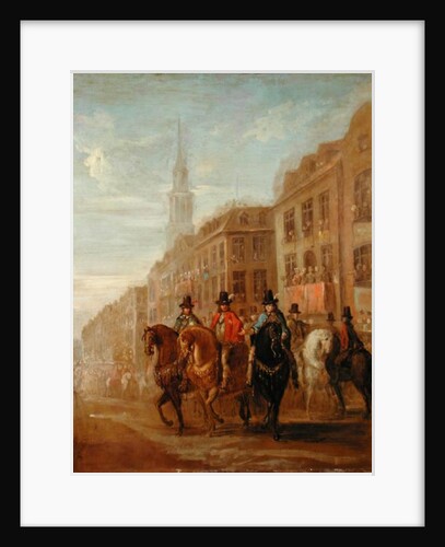 Restoration Procession of Charles II at Cheapside, c.1745 by William Hogarth