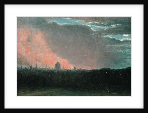 Fire in London seen from Hampstead by John Constable