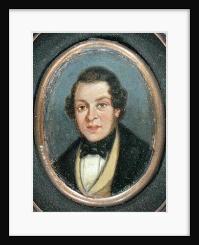 Miniature: Portrait of Abram Constable, brother of the artist by John Constable