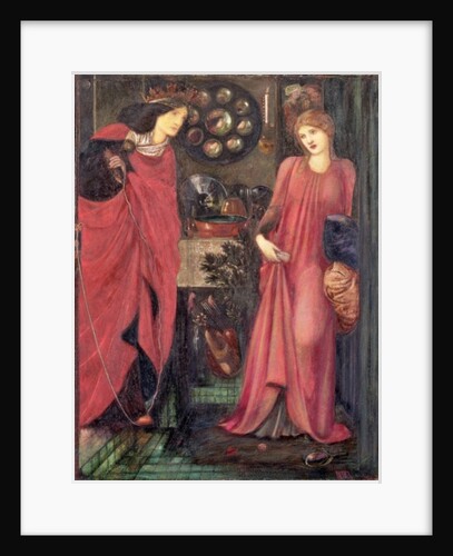 Fair Rosamund and Queen Eleanor by Sir Edward Coley Burne-Jones