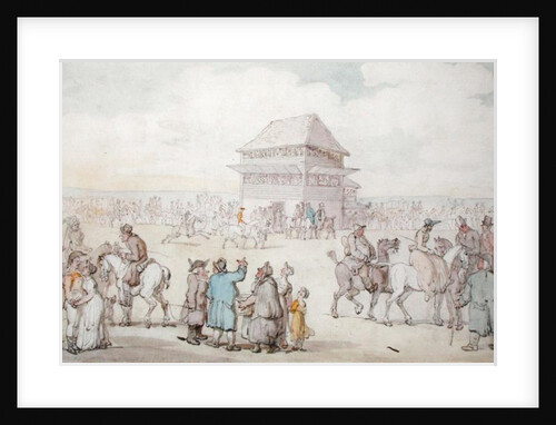A Crowded Race Meeting, c.1805-10 by Thomas Rowlandson