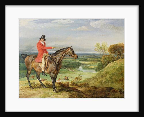John Levett hunting in the Park at Wychnor, Staffordshire, 1814-18 by James Ward