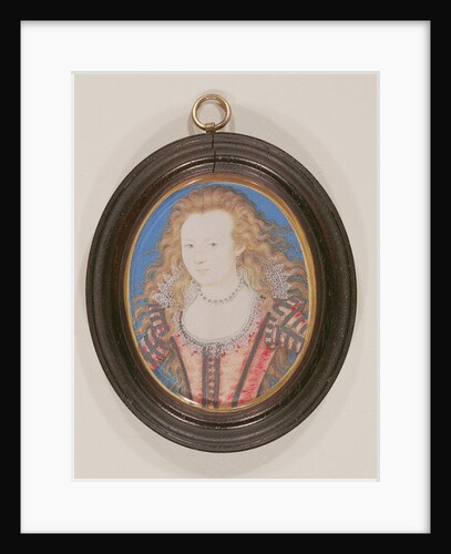 Elizabeth Queen of Bohemia Daughter of James 1st of England, c.1605-15 by Nicholas Hilliard
