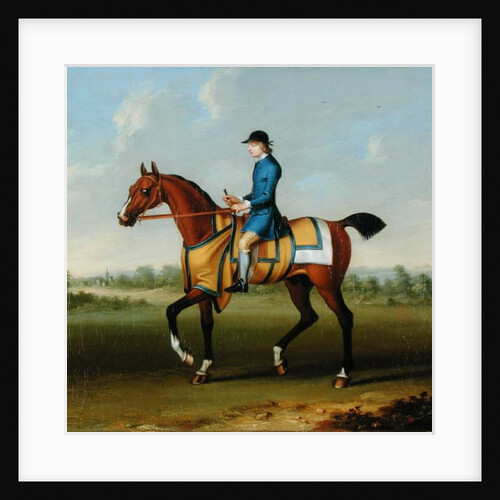 A Bay Racehorse with Jockey Up by James Seymour