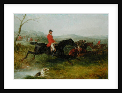 Foxhunting: Clearing a Brook by William Joseph Shayer