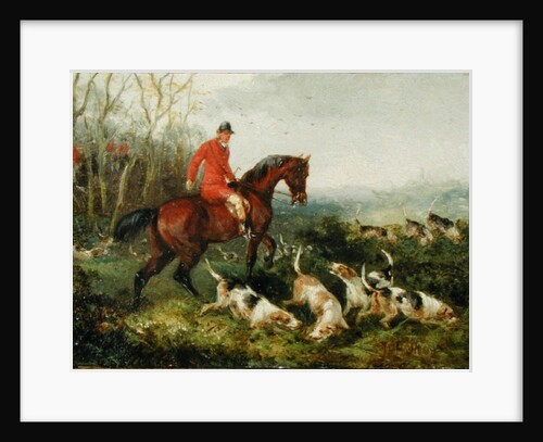 Foxhunting: At Cover by William Joseph Shayer