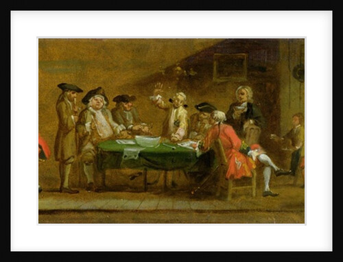 Figures in a Tavern or Coffee House, 1720s by William Hogarth