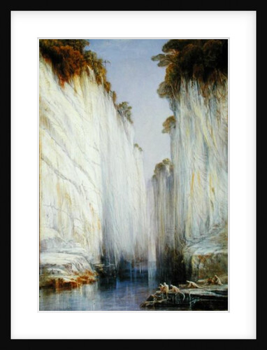 The Marble Rocks - Nerbudda Jubbolpore by Edward Lear