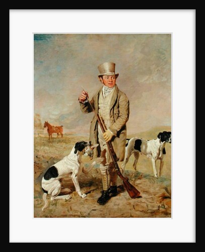Richard Prince, with Damon, the late Colonel Mellish's Pointer by Benjamin Marshall