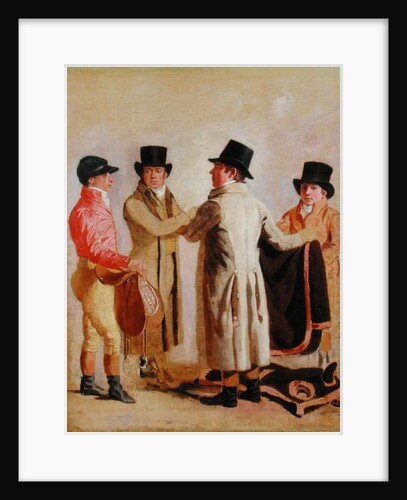 Frank Buckle, John Wastel, Robert Robson and a Stable Lad by Benjamin Marshall