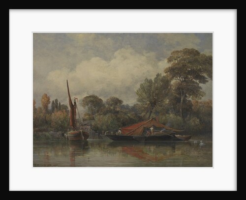 Opposite my House at Barnes, 1862 by Edward William Cooke